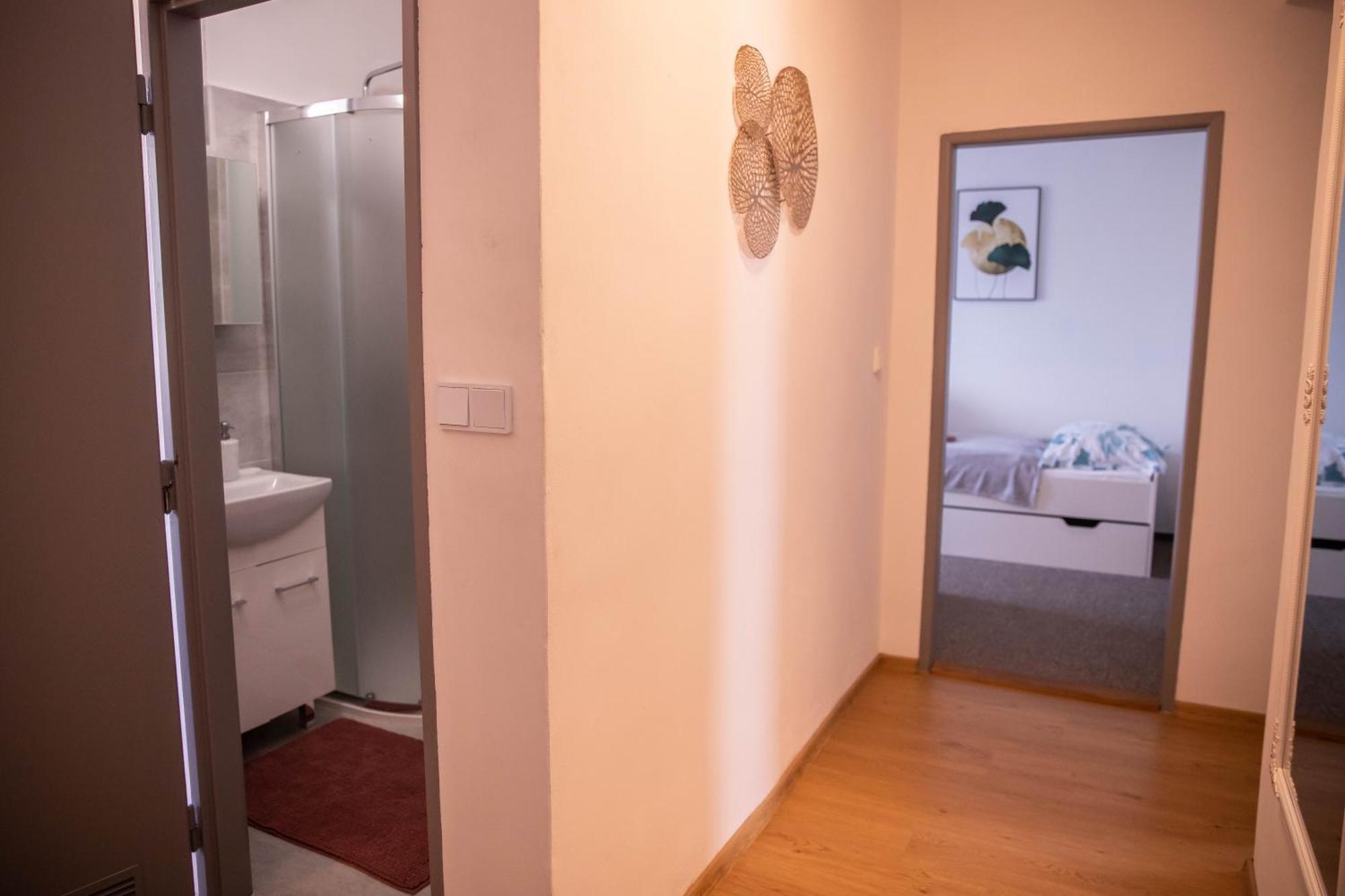 Prostorny Byt V Centru U Reky, 2 Loznice, Balkon Hradec Králové Extérieur photo
